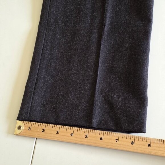 Jones Basics Pants Women 12 Gray Wool Lined Office Mature No Stretch - Picture 8 of 16